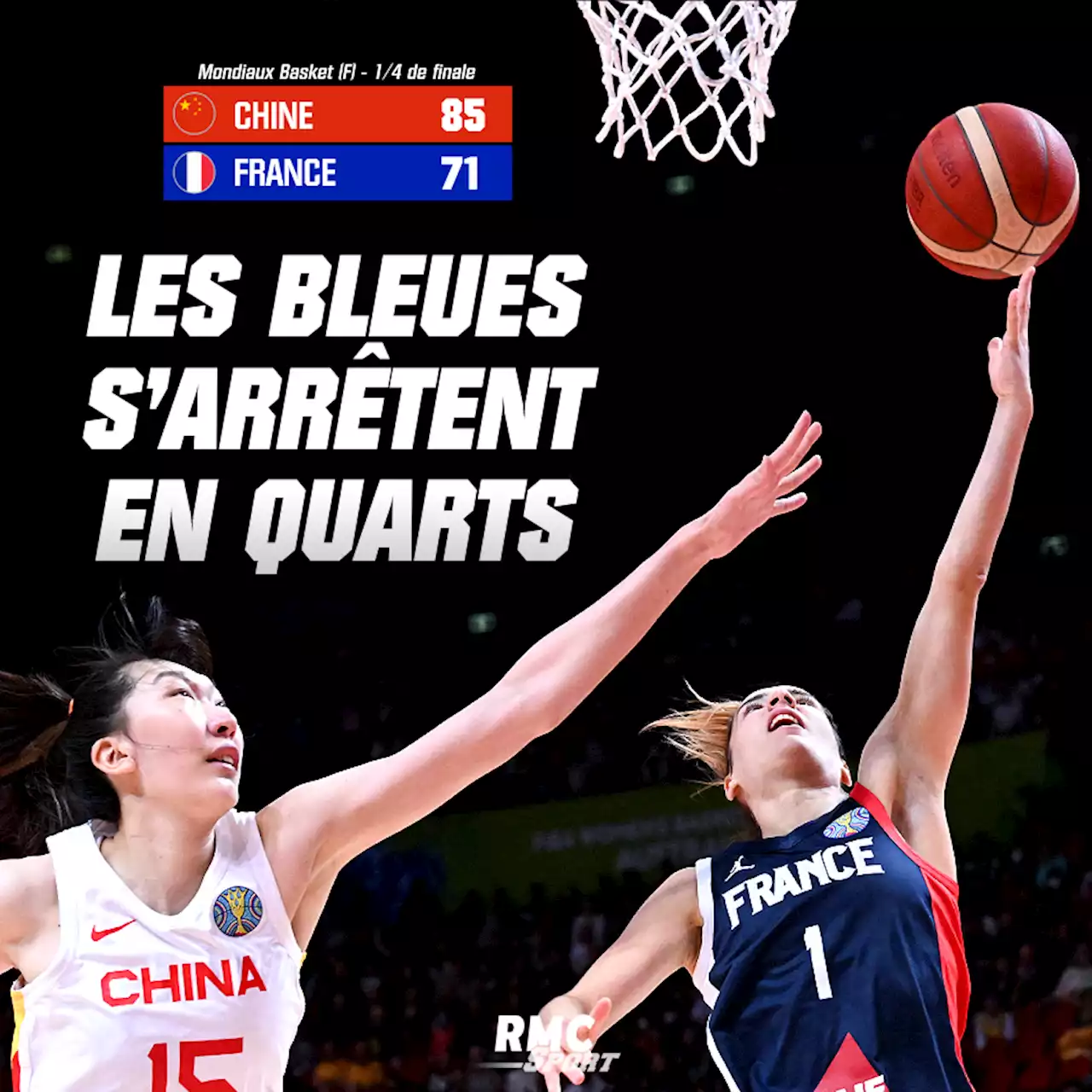 France-Chine en direct: fin de parcours pour les Bleues, éliminées par des Chinoises très efficaces