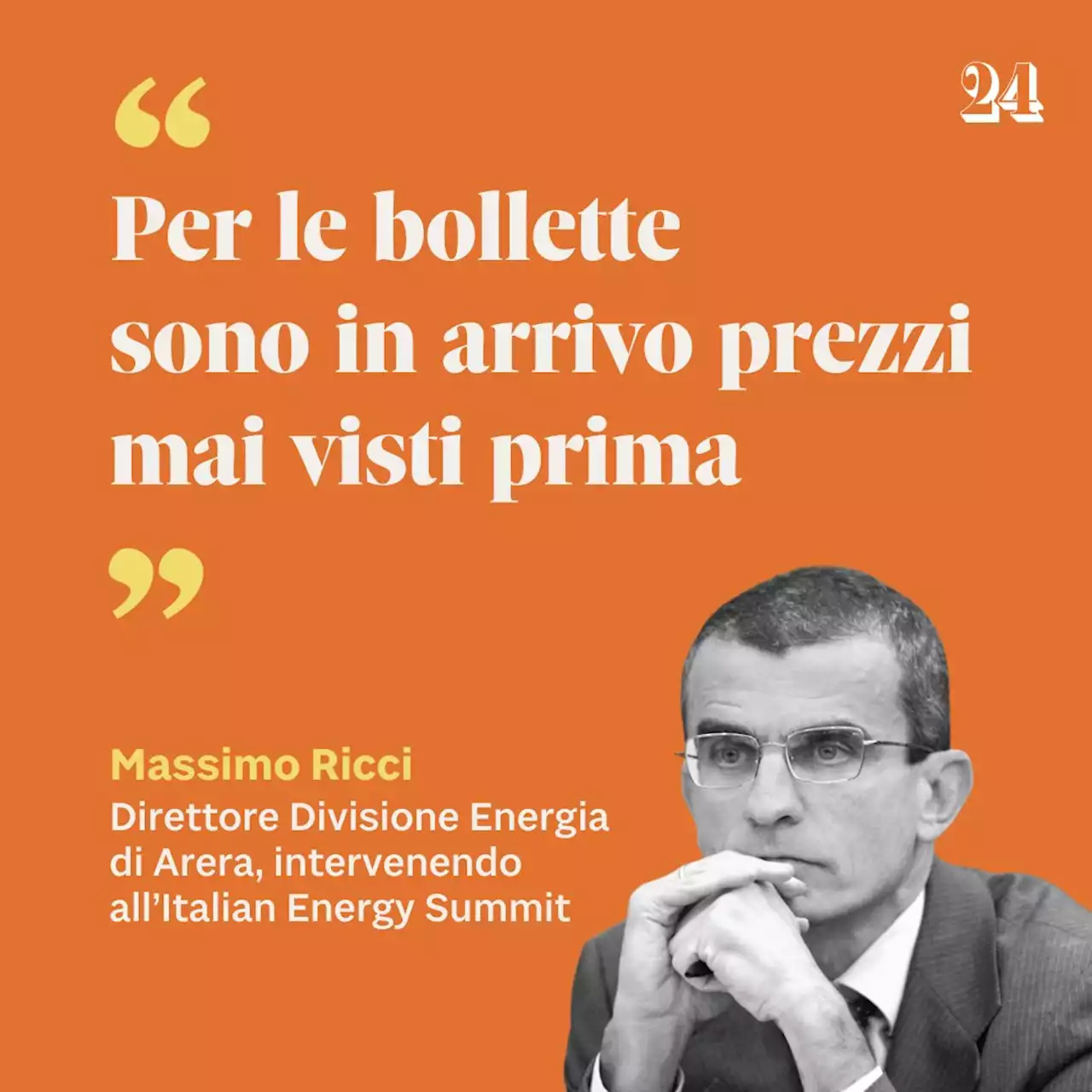 Bollette, verso maxi-aumenti con incidente Nord Stream e nuove tariffe. Ricci (Arera), in arrivo prezzi «mai visti prima»