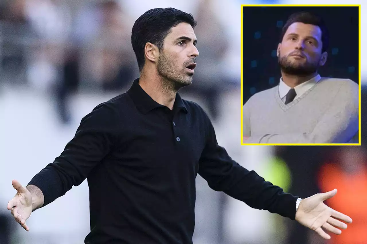 'When I don't get a face scan, I am upset' - Fans left baffled as images of Mikel Arteta on FIFA 23 circulate online with Arsenal boss looking more like Michael from GTA 5