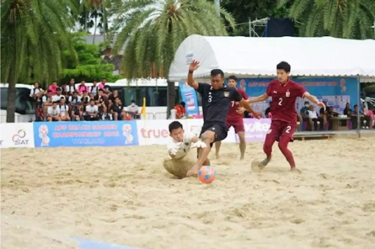 Hasil AFF Beach Soccer Championship 2022: Indonesia Takluk 3-5 dari Thailand di Laga Perdana