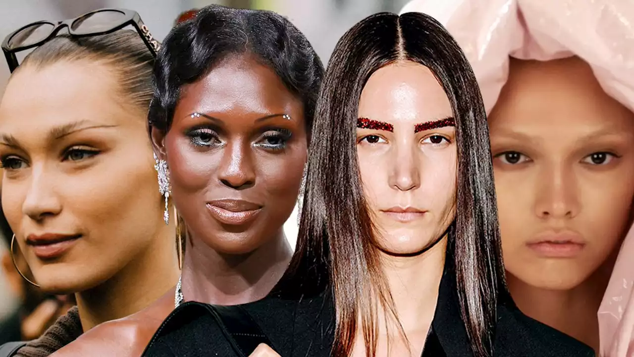 Why Subversive Brows—Skinny, Bleached, Shaved, or Bejeweled—Are Having a Moment