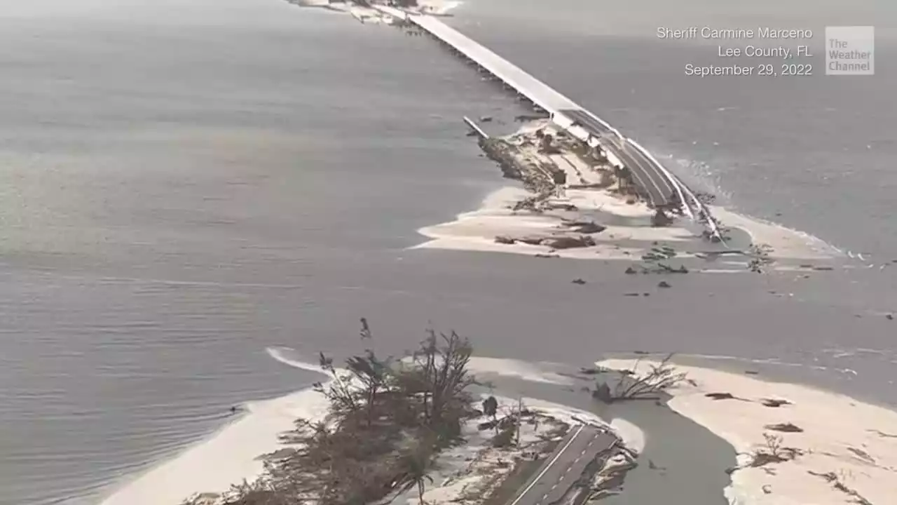 Aerial Footage Reveals Extent Of Damage In Hurricane Ian’s Hardest Hit Areas - Videos from The Weather Channel