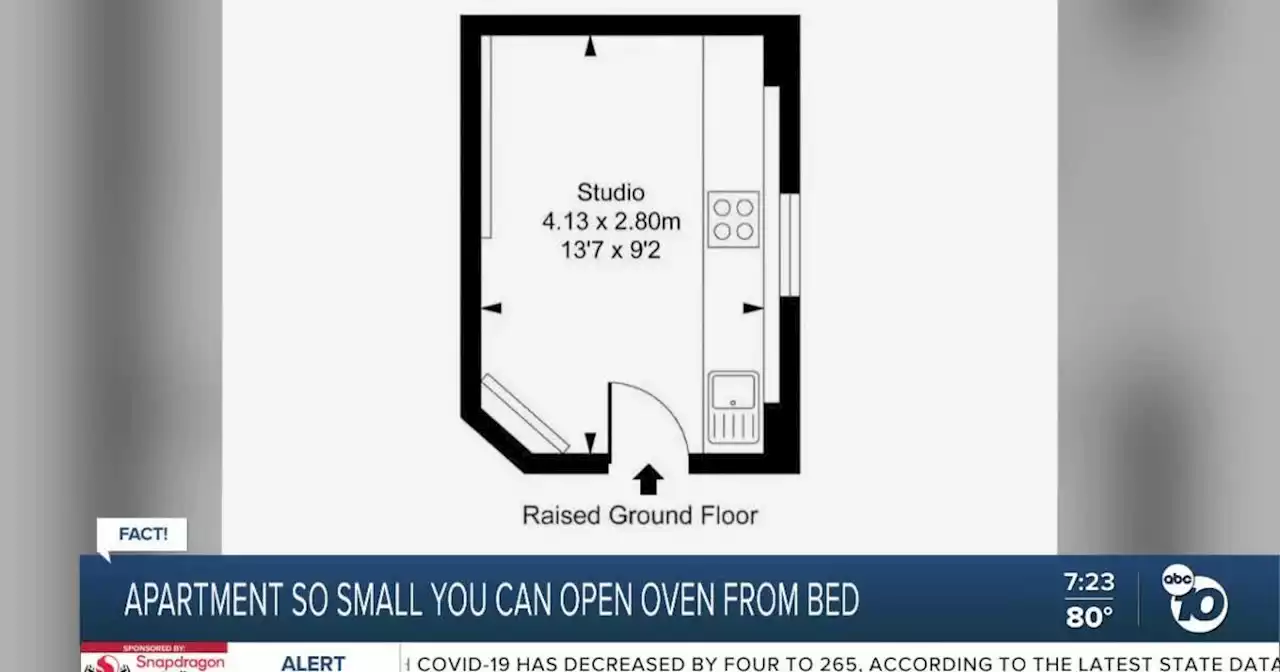 Fact or Fiction: Apartment so small you can open the oven from bed?