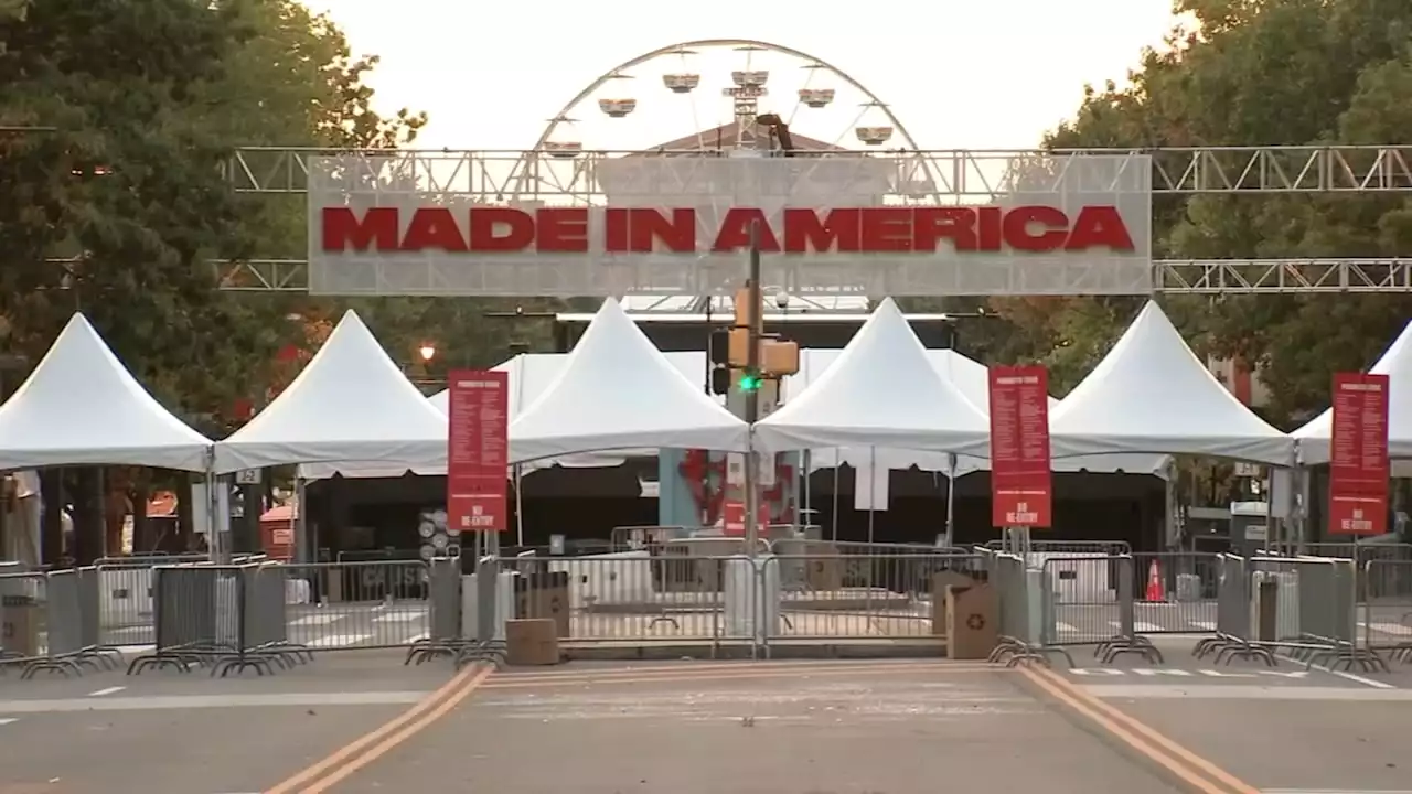 Made in America stage is set: Here's everything you need to know