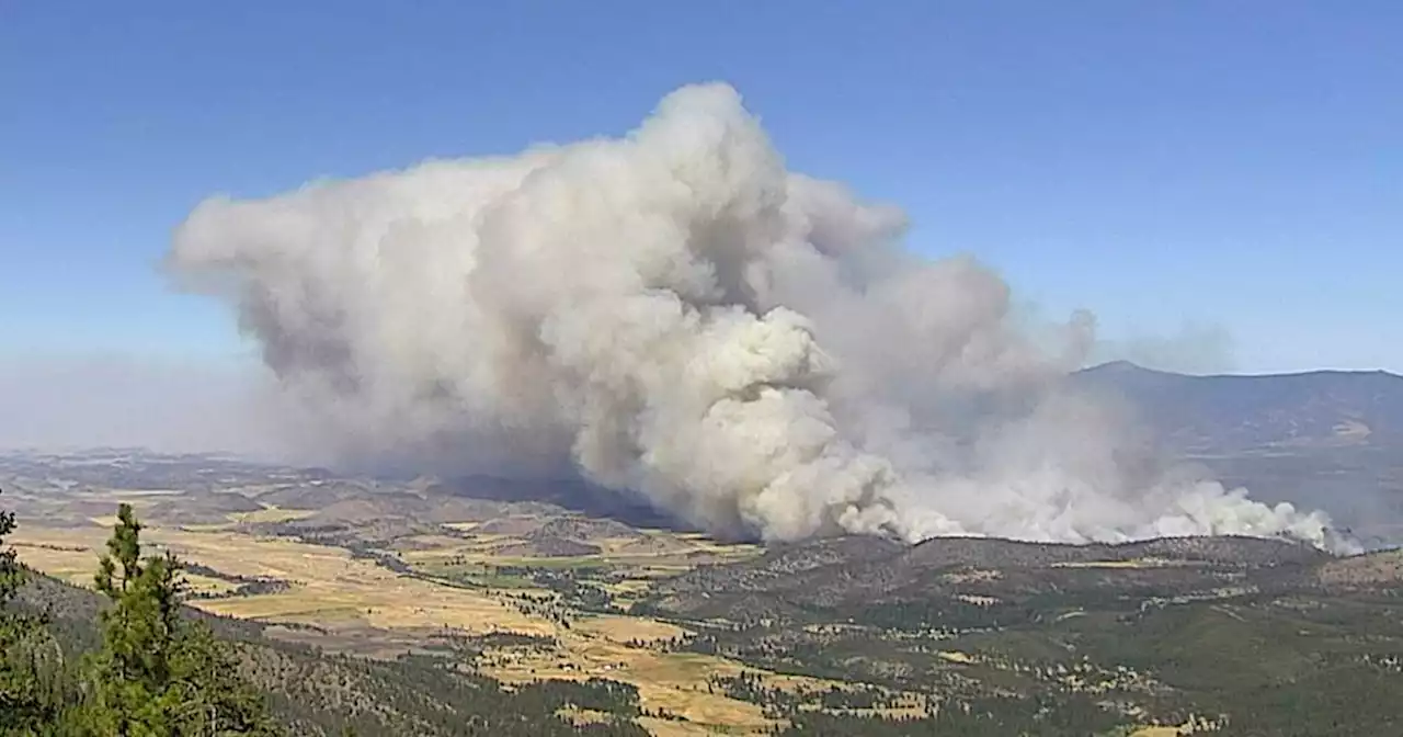 Injuries, destruction reported as thousands flee racing Northern California wildfire