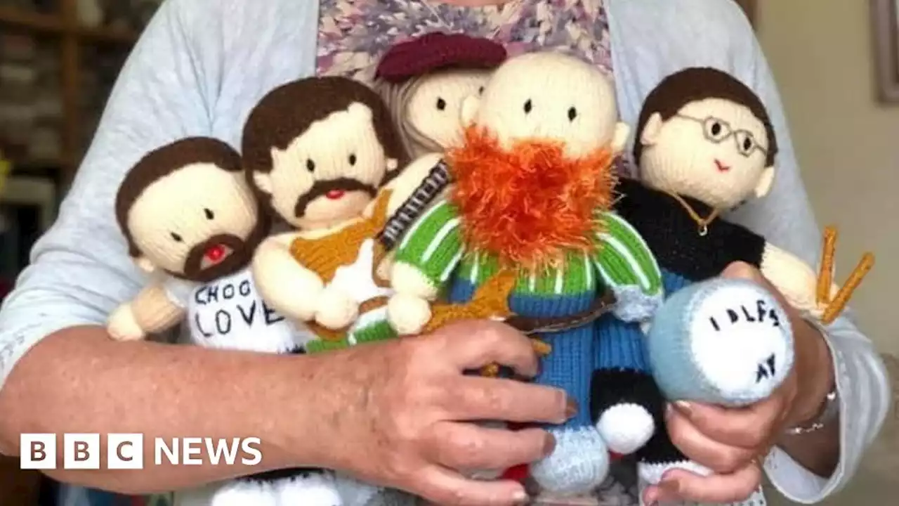 Idles drummer's mum raises charity cash knitting 'i-dolls'