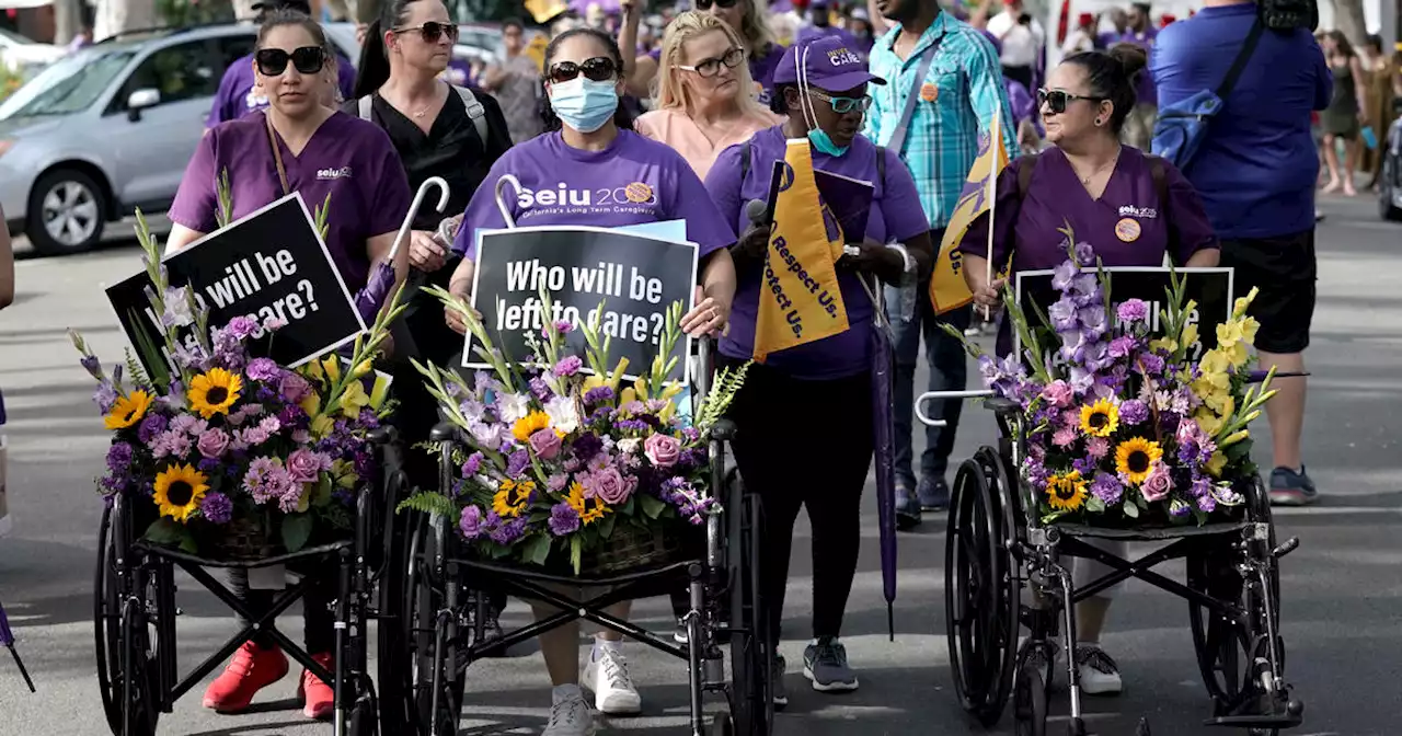 Workers at 14 nursing homes in Pennsylvania go on strike