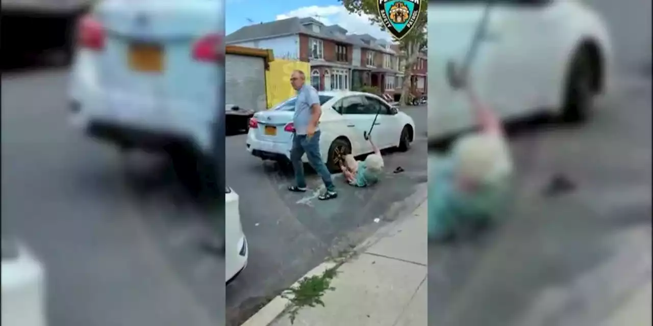 CAUGHT ON CAM: Taxi driver drags elderly woman out of cab, leaving her on street