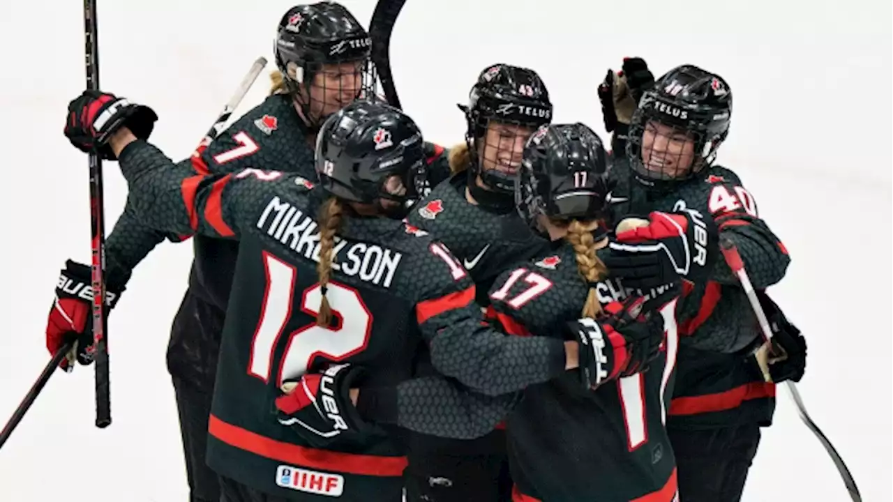 Poulin paces Canada to 8-1 semifinal win over Swiss in women's world hockey