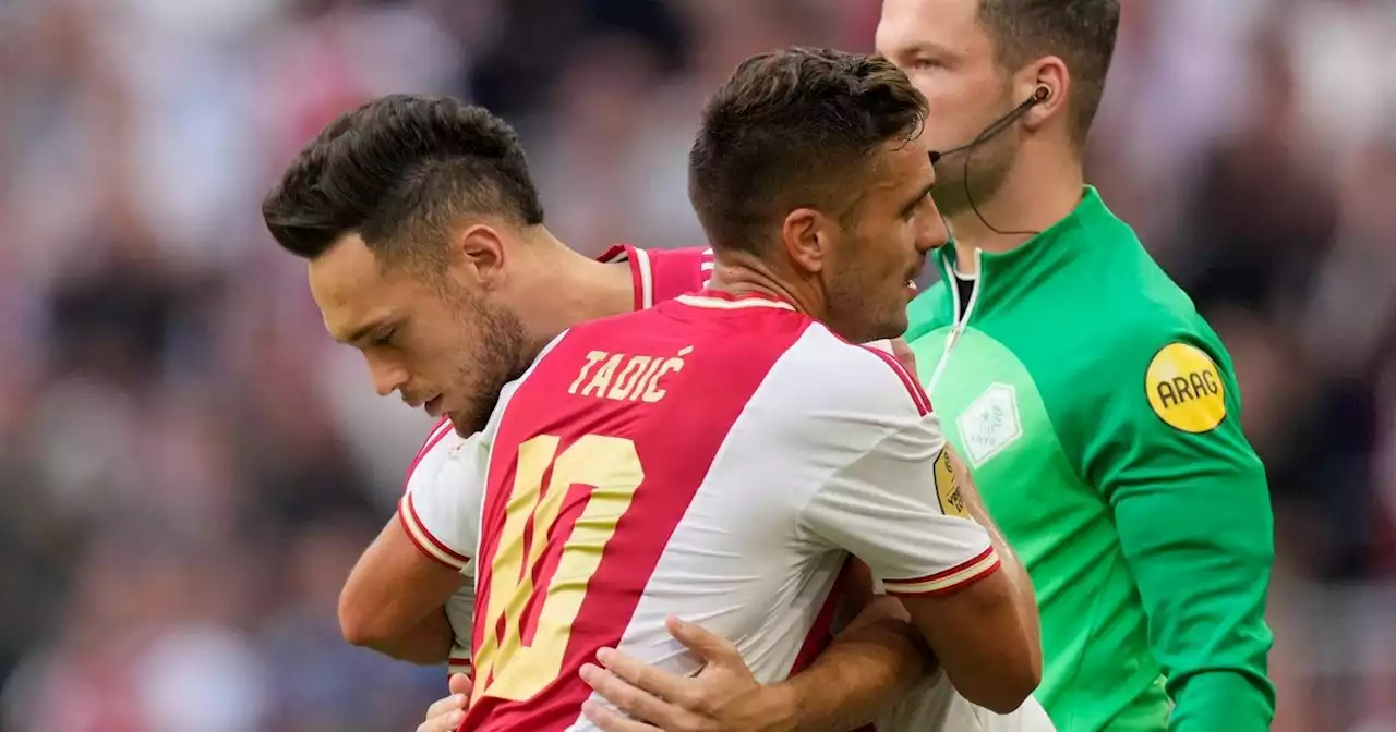 Lucas Ocampos debutó en el Ajax con una goleada y con puntaje perfecto