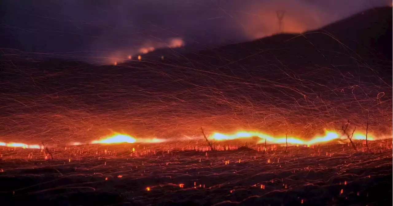 Northern Calif. wildfire forces thousands to flee on Labor Day weekend