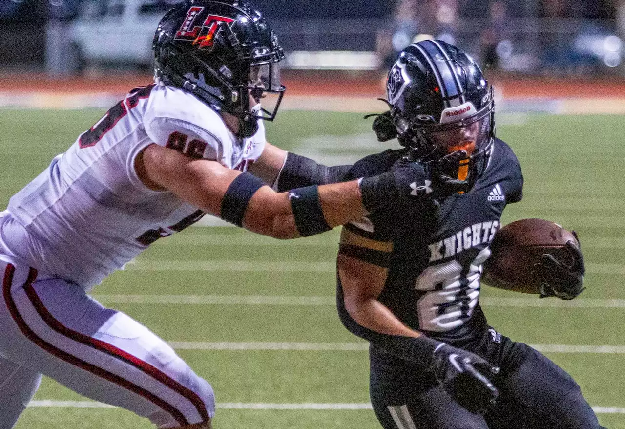 Steele holds off Lake Travis with late interception