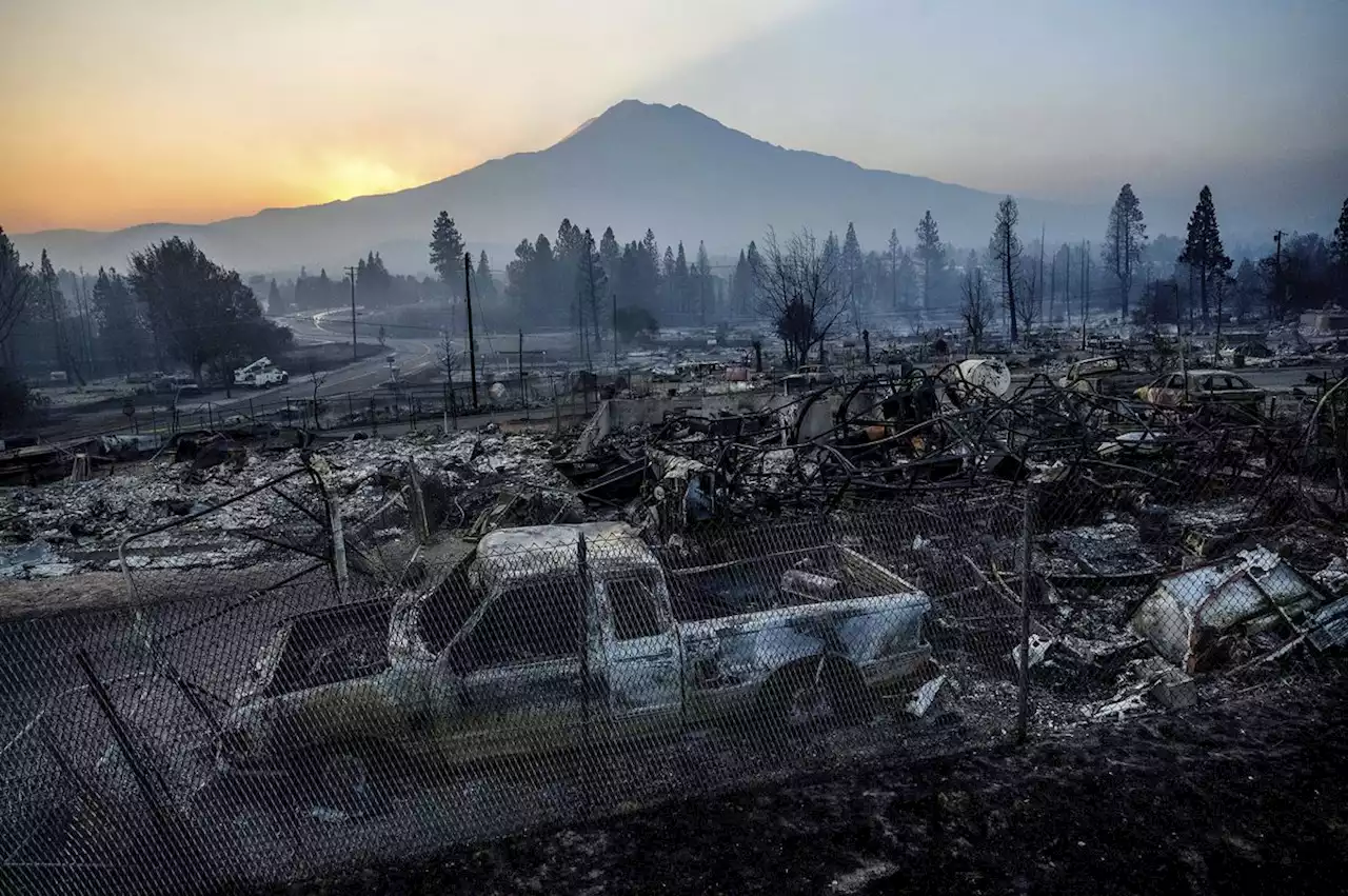 California wildfire destroys 100 homes, other buildings