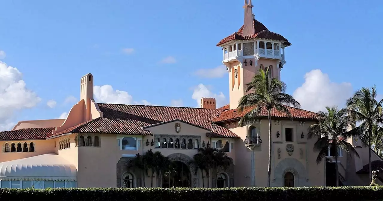 Empty folders with classified banners are among the items seized from Mar-a-Lago