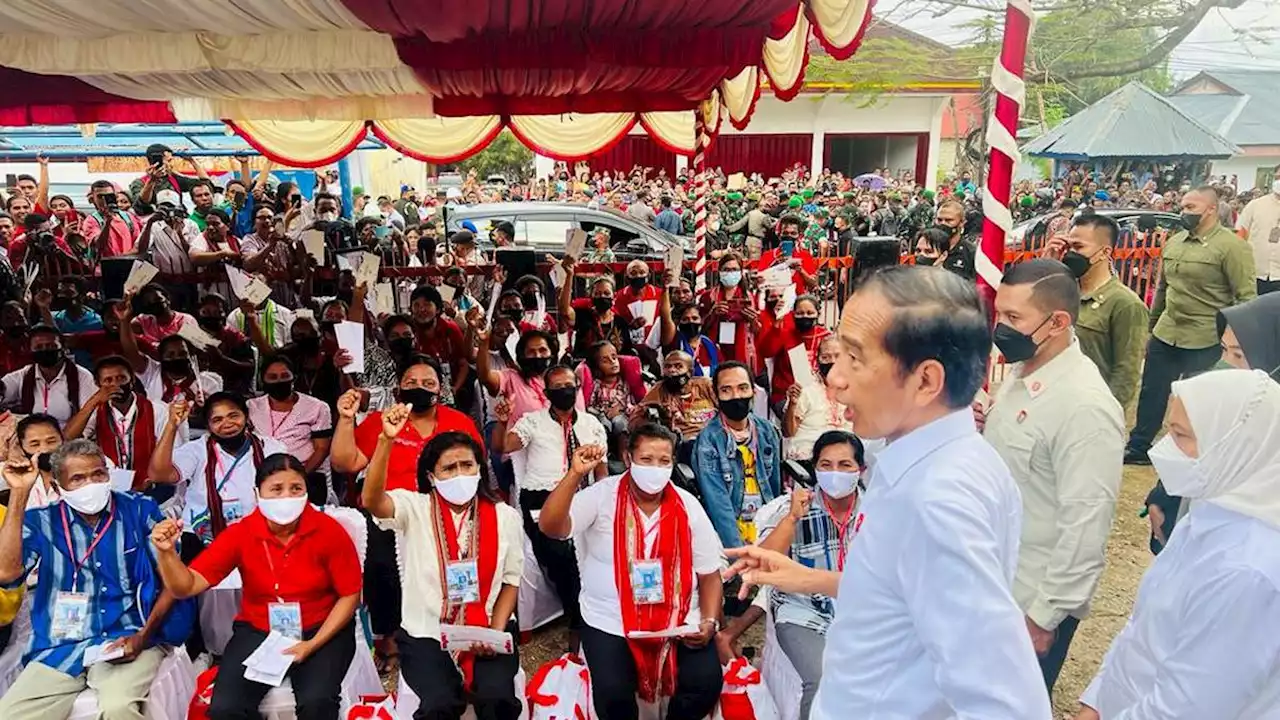 Sapa Warga di Lampung, Jokowi Berpesan: BLT BBM Jangan Buat Beli Handphone!