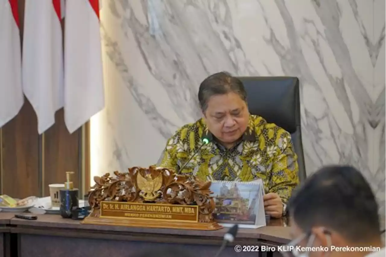 Menko Airlangga Pastikan Stok Bahan Pangan Aman Hingga Akhir Tahun 2022