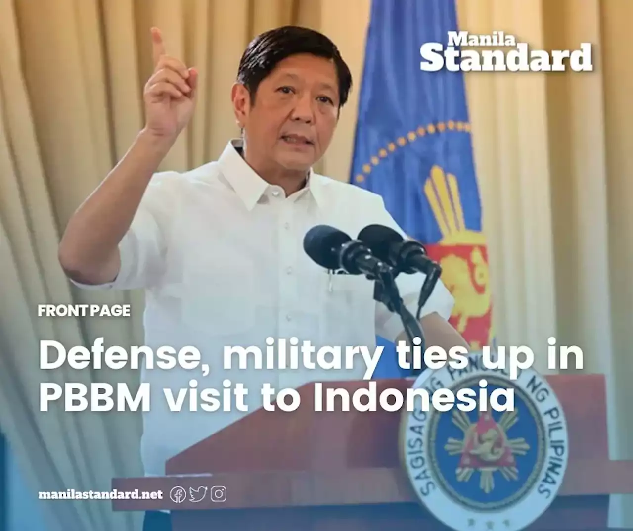 Defense, military ties up in PBBM visit to Indonesia