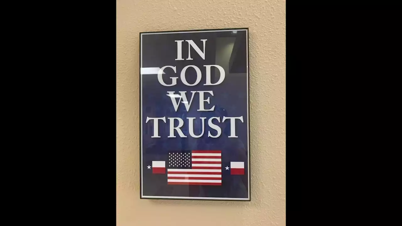 Cease and Desist Letters Issued to North Texas Schools Over ‘In God We Trust' Posters