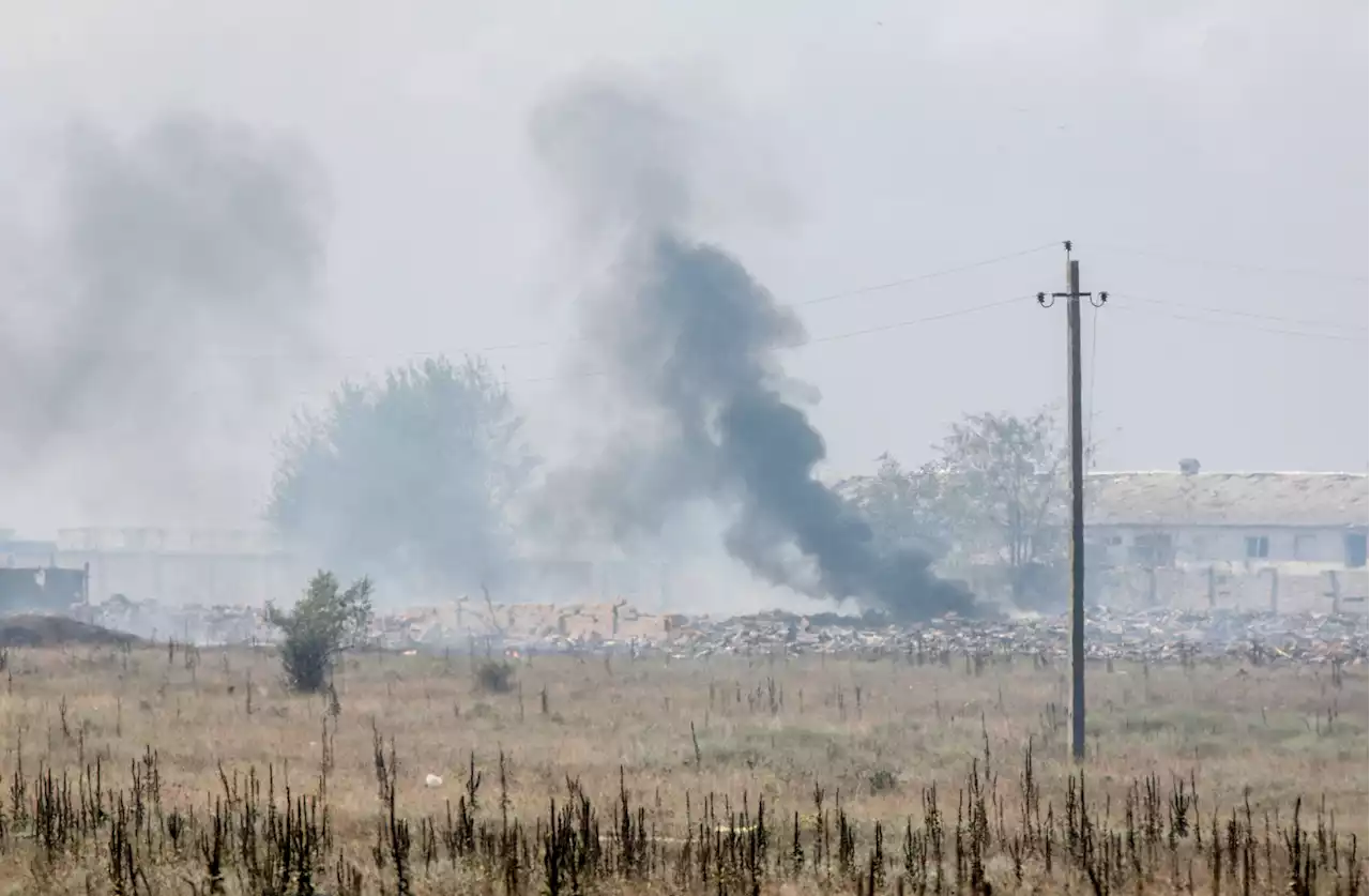 Ukraine destroys Russian ammo depot less than 50 miles from Kherson