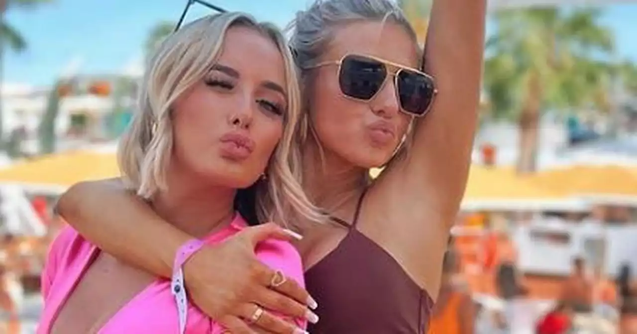 Millie Court shares bikini snaps as she celebrates Chloe Burrows' birthday