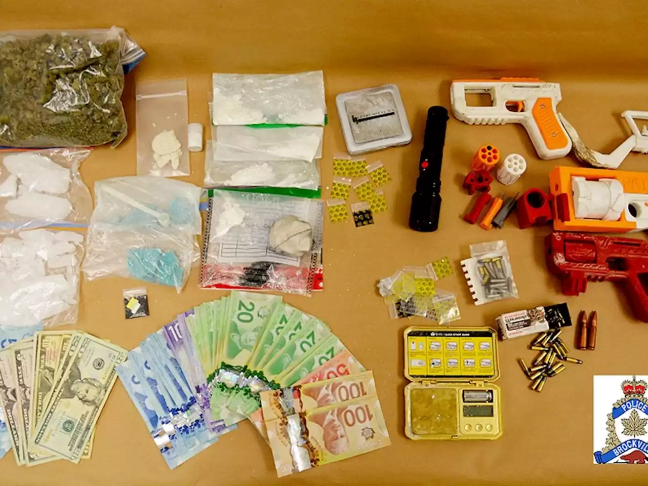 BROCKVILLE RAIDS: Drugs, weapons seized, Ottawa man among seven charged