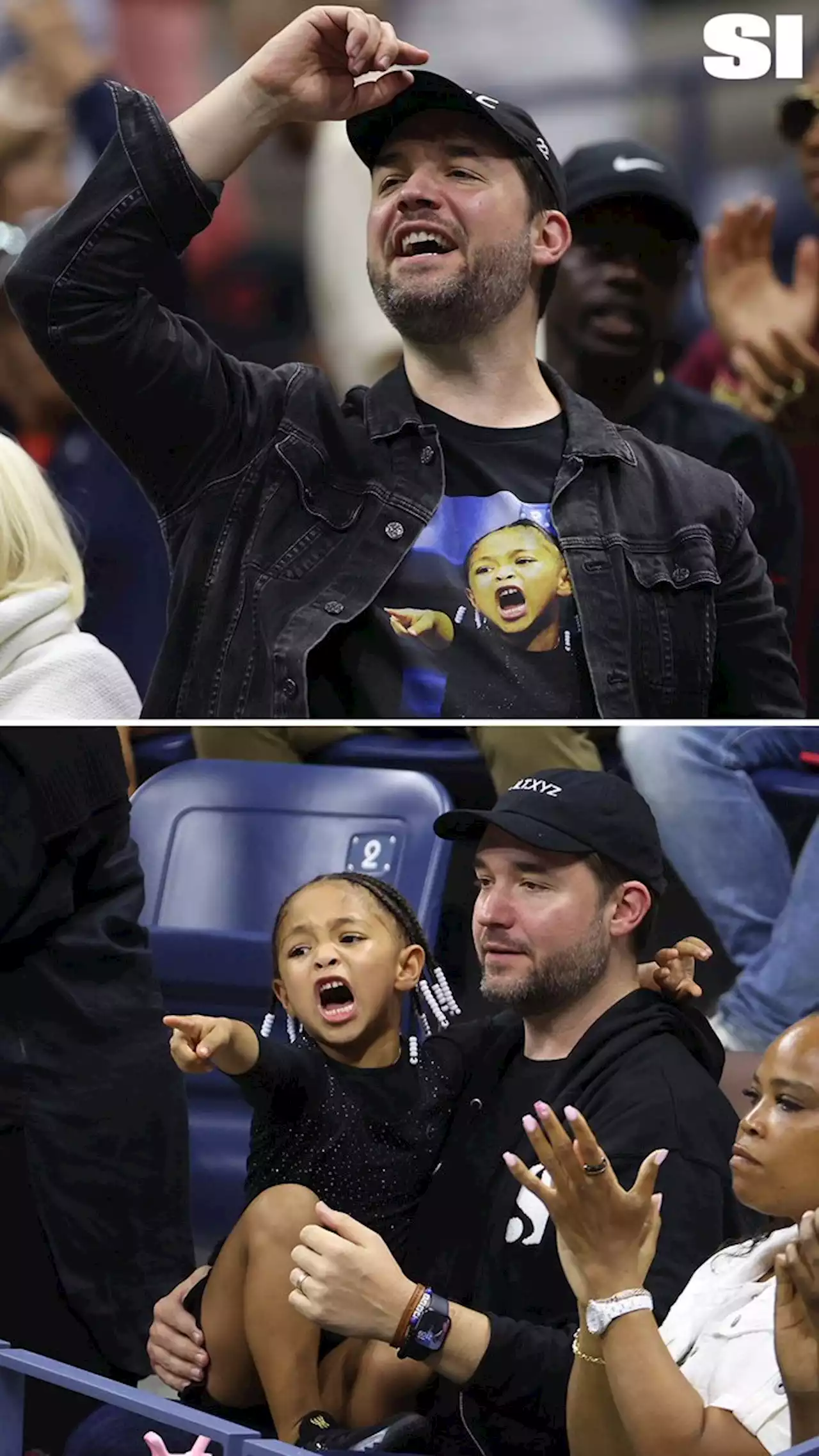 Serena Williams’s Husband Sports Shirt With Picture of Daughter