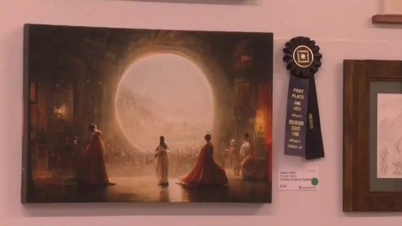 &#8216;Definitely cheating&#8217;: AI artwork sparks criticism