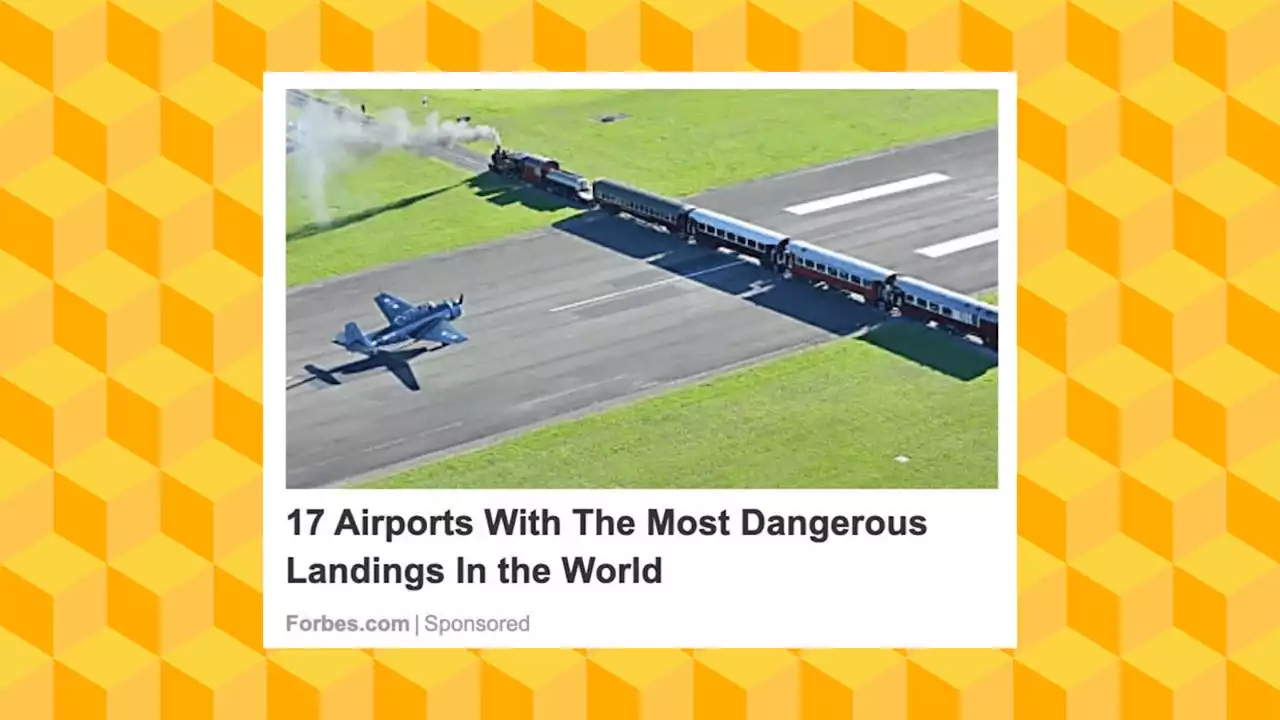 Is This a Real Photo of an Airplane and a Train on a Runway?