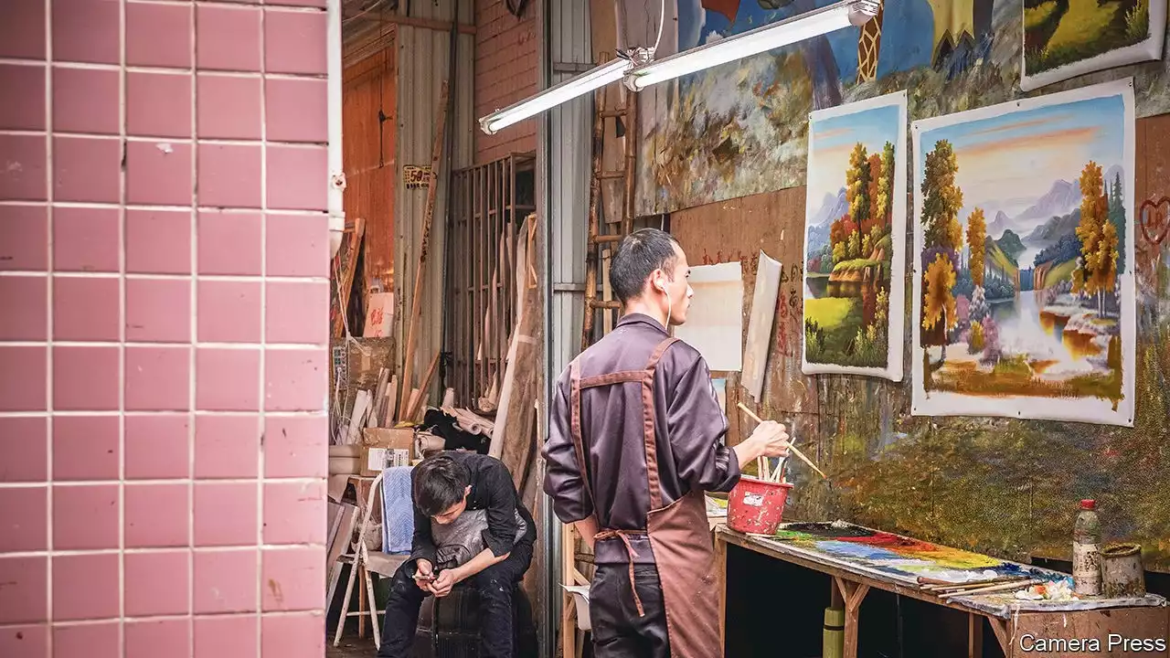 The artists of Dafen can paint like Van Gogh