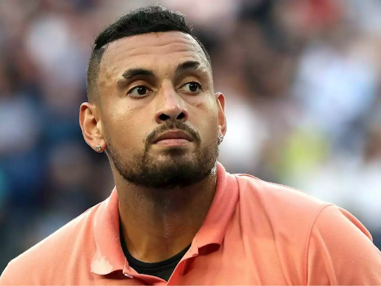 Nick Kyrgios complains to the umpire about the smell of weed at the U.S. Open