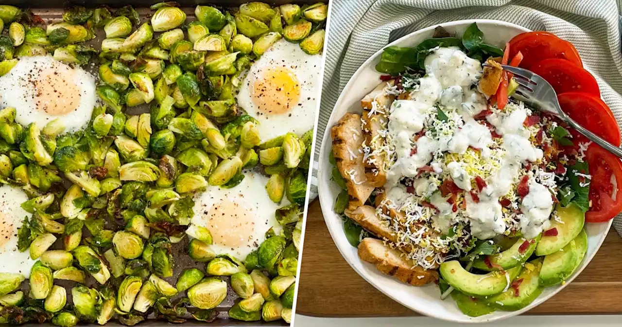 Joy Bauer's easy egg recipes: Cobb salad and sheet-pan Brussels sprouts