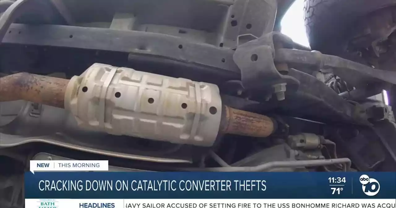 Local law enforcement fighting harder to stop catalytic converter thefts