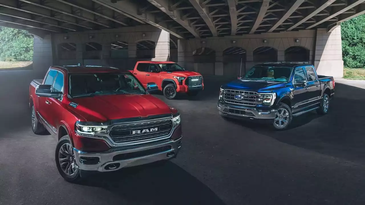 Comparison Test: 2021 Ford F-150 PowerBoost vs. 2022 Ram 1500 vs. 2022 Toyota Tundra TRD Pro