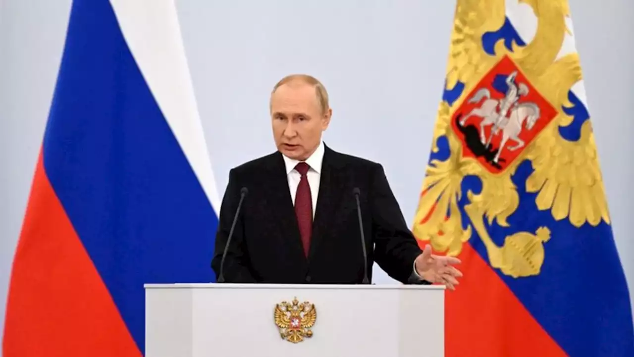 Putin declares annexation of Ukrainian lands in Kremlin ceremony