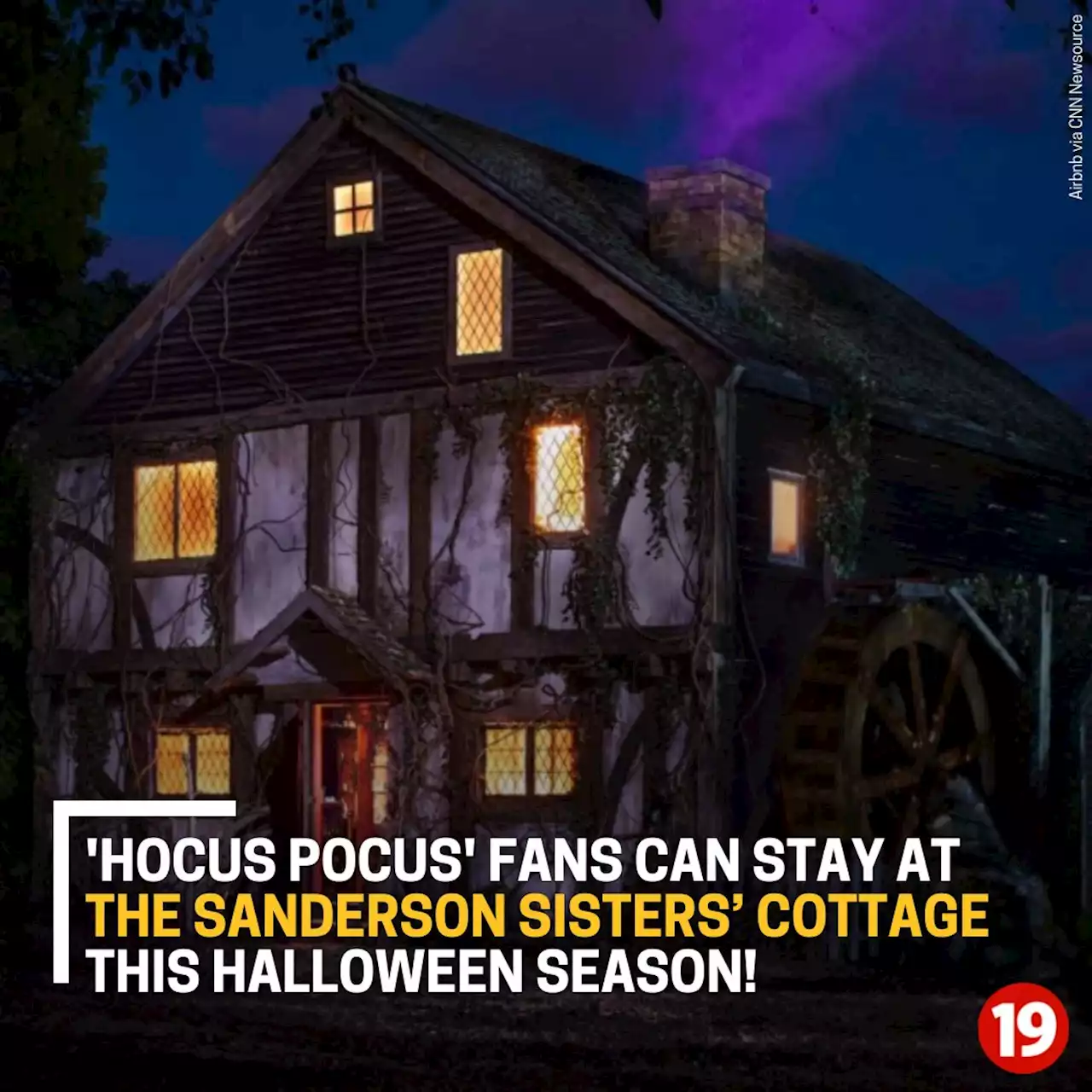 You can stay at the ‘Hocus Pocus’ cottage, now on Airbnb