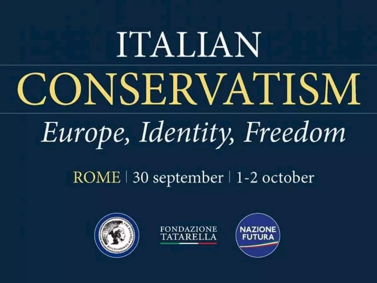 Europa, identità e libertà: arriva a Roma la convention dei conservatori