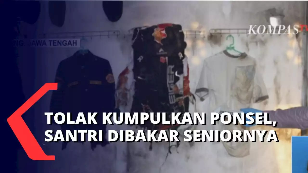 Seorang Santri Senior Tega Bakar Junior Gara-Gara Tolak Kumpulkan Ponsel!