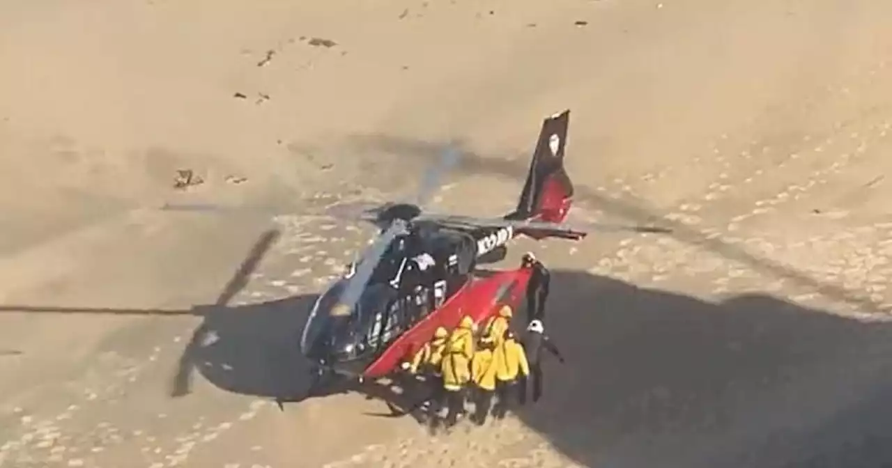 Update: Driver rescued after vehicle plunges 500 feet off cliff along Highway 1 at Devil's Slide