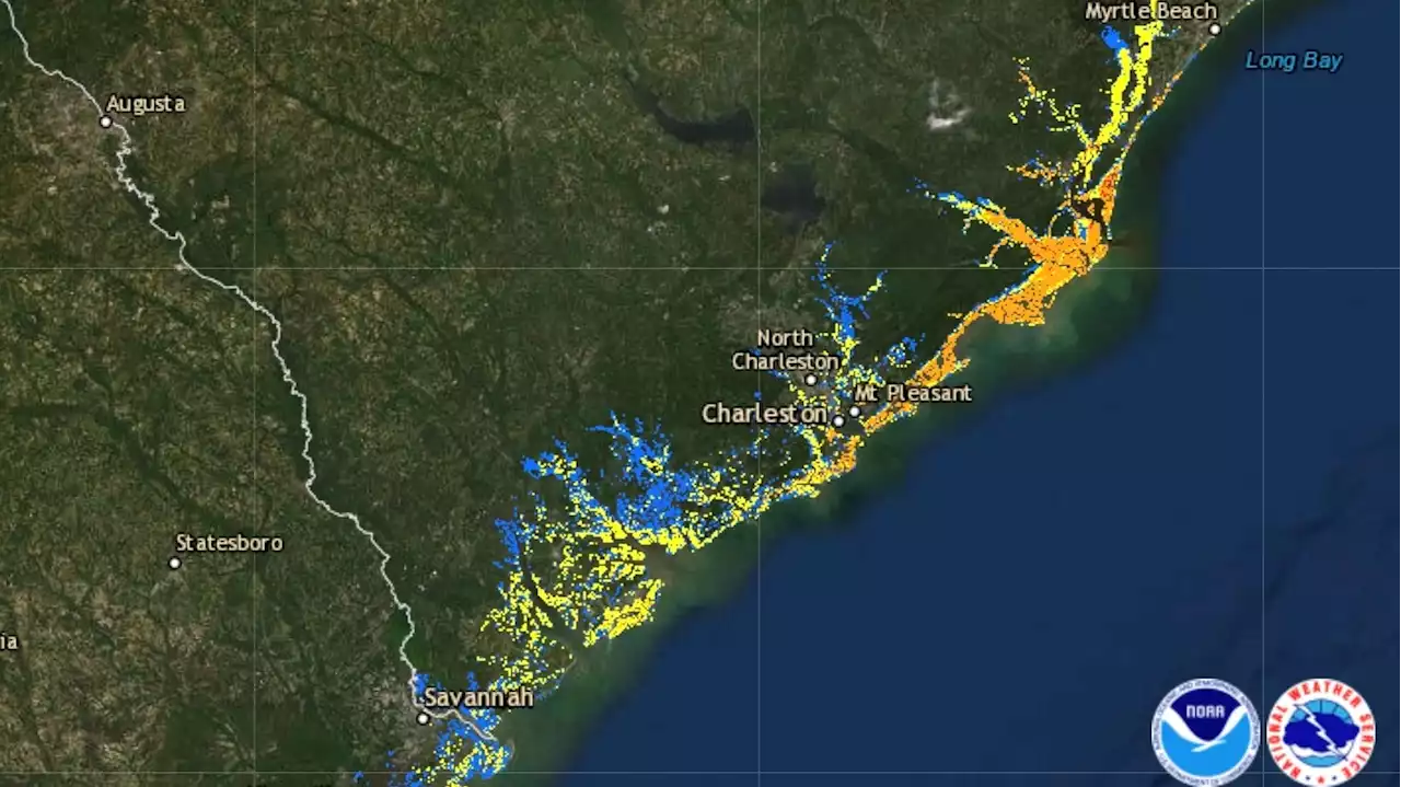 Hurricane Ian bears down on Charleston, S.C., where roads are already flooding