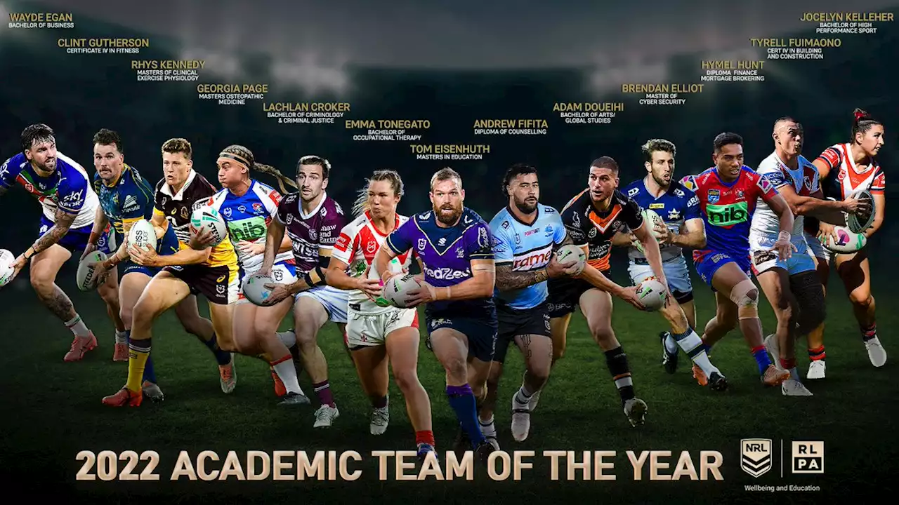 NRL and RLPA announce 2022 Academic Team of the Year