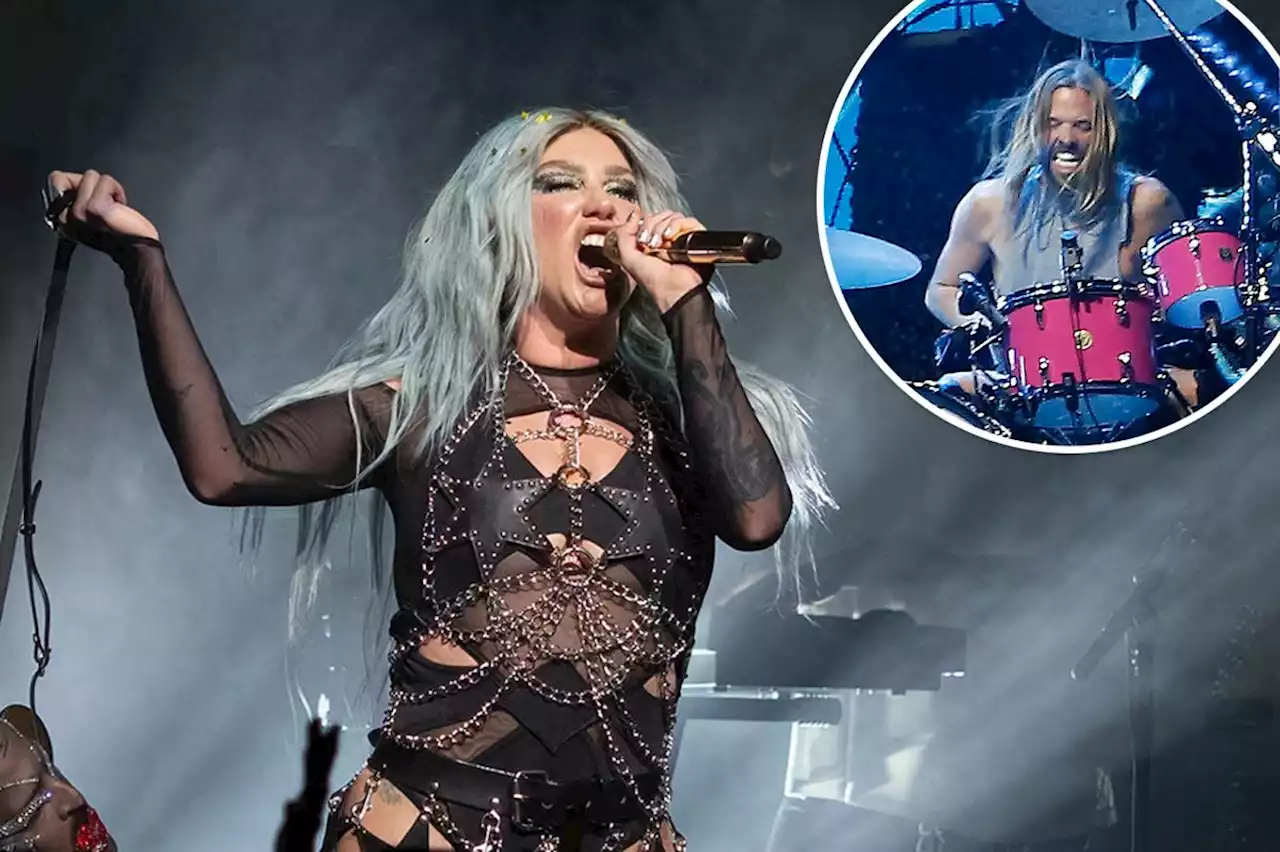 Kesha suffers a hemorrhaged vocal cord during Taylor Hawkins tribute show