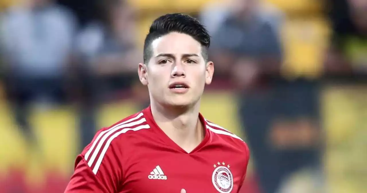 El extraño caso de James Rodríguez: se lesionó otra vez y es baja en Olympiacos