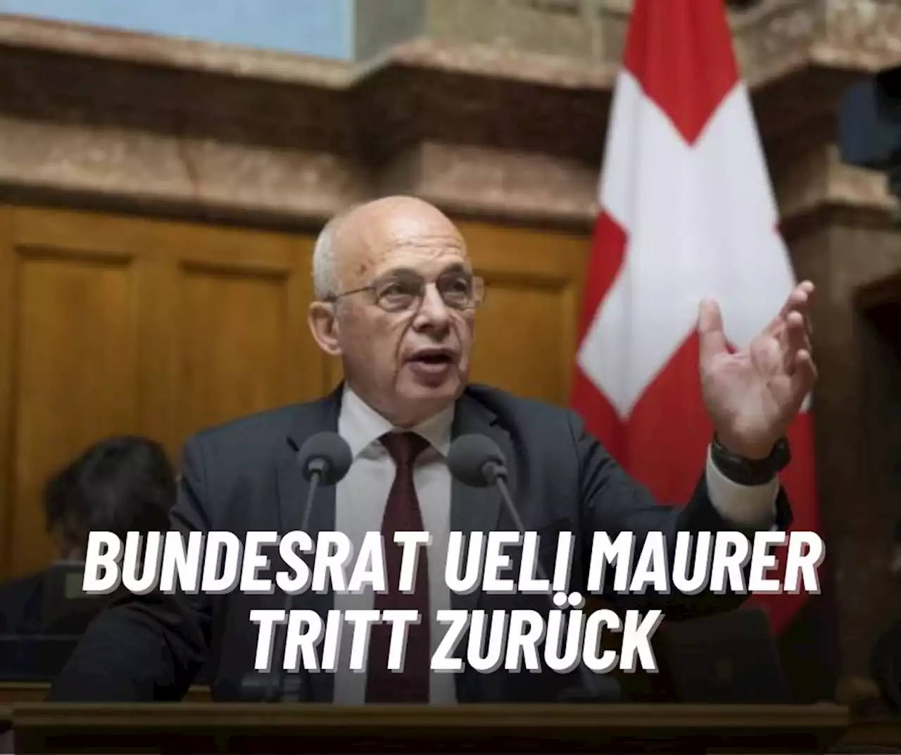 Rücktritt: Ueli Maurer hört als Bundesrat auf