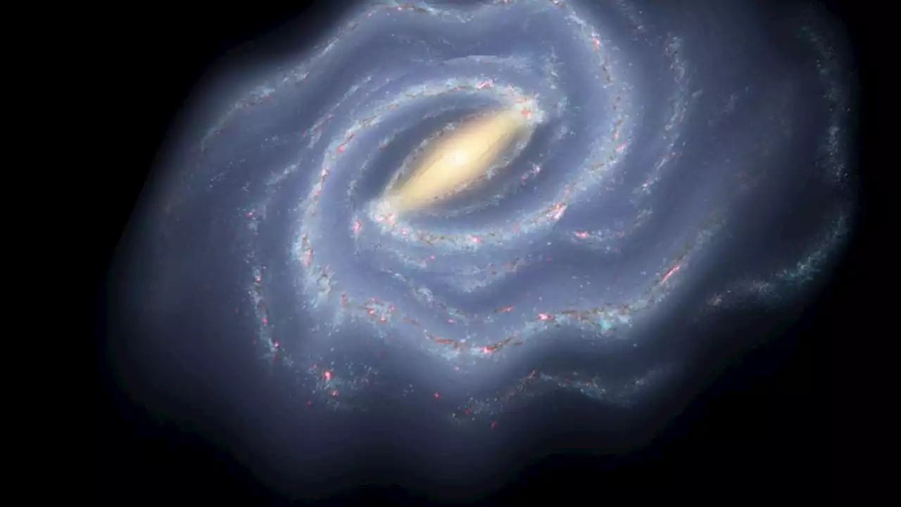 A Dwarf Galaxy Passed Close to the Milky Way and Left Ripples in its Wake