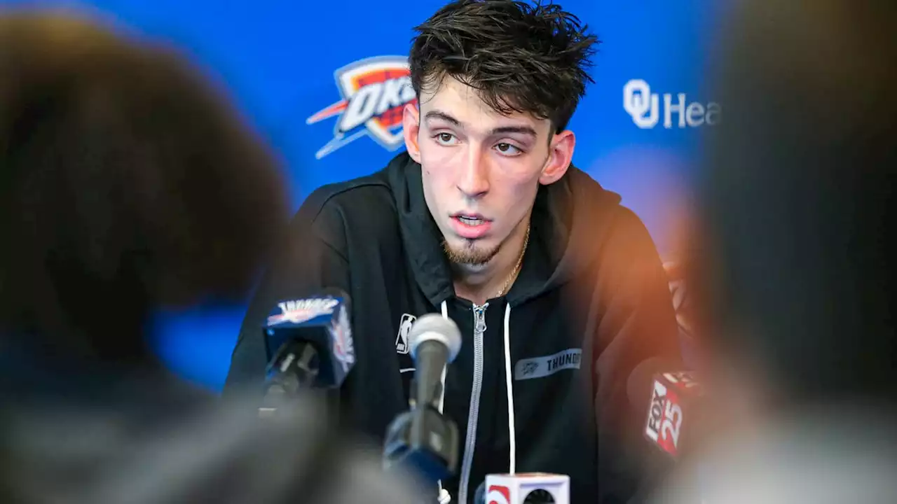 No. 2 overall pick Chet Holmgren learning about NBA life despite foot injury costing him rookie season