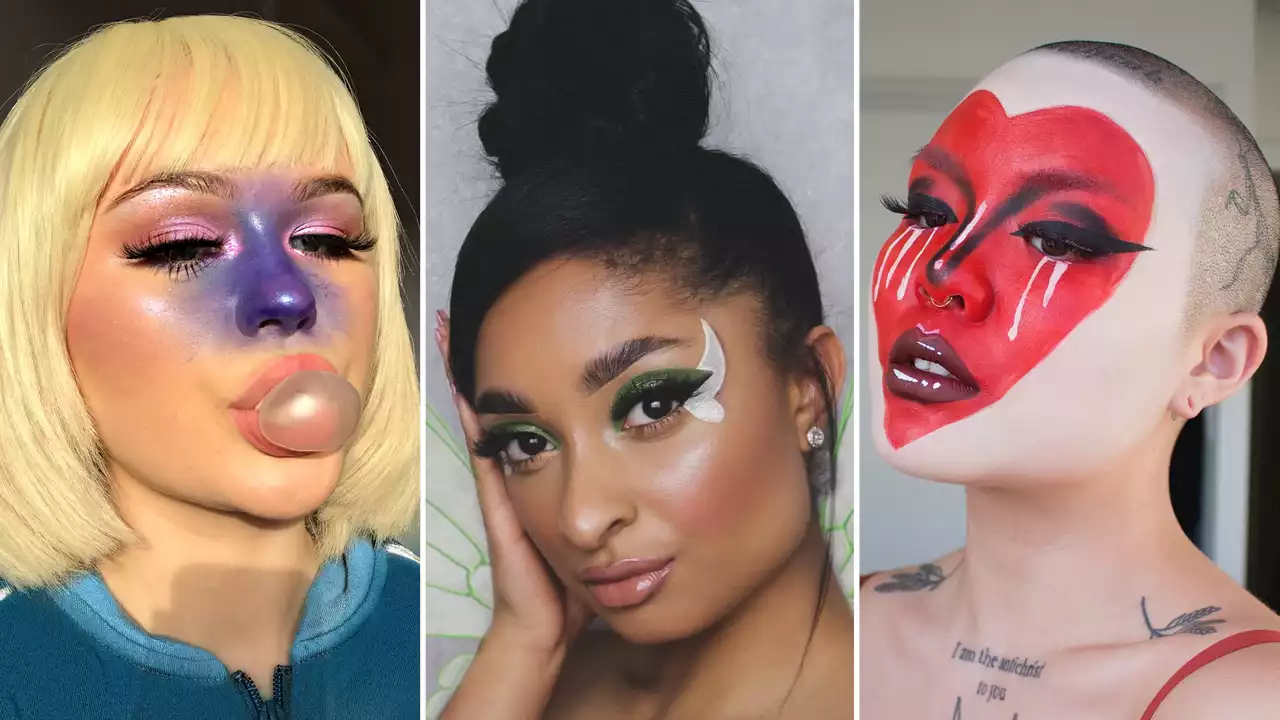 48 Halloween Costumes You Can Create With Just Makeup