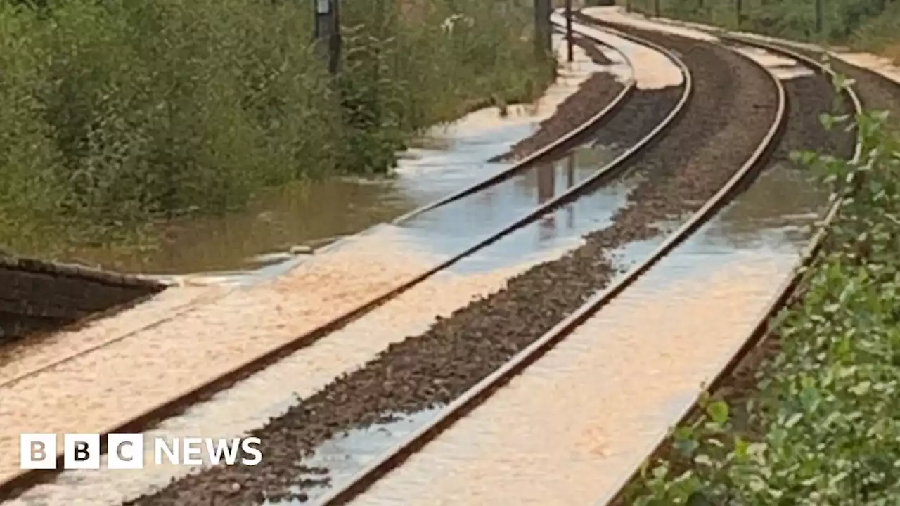 Train disruption continues after burst pipe