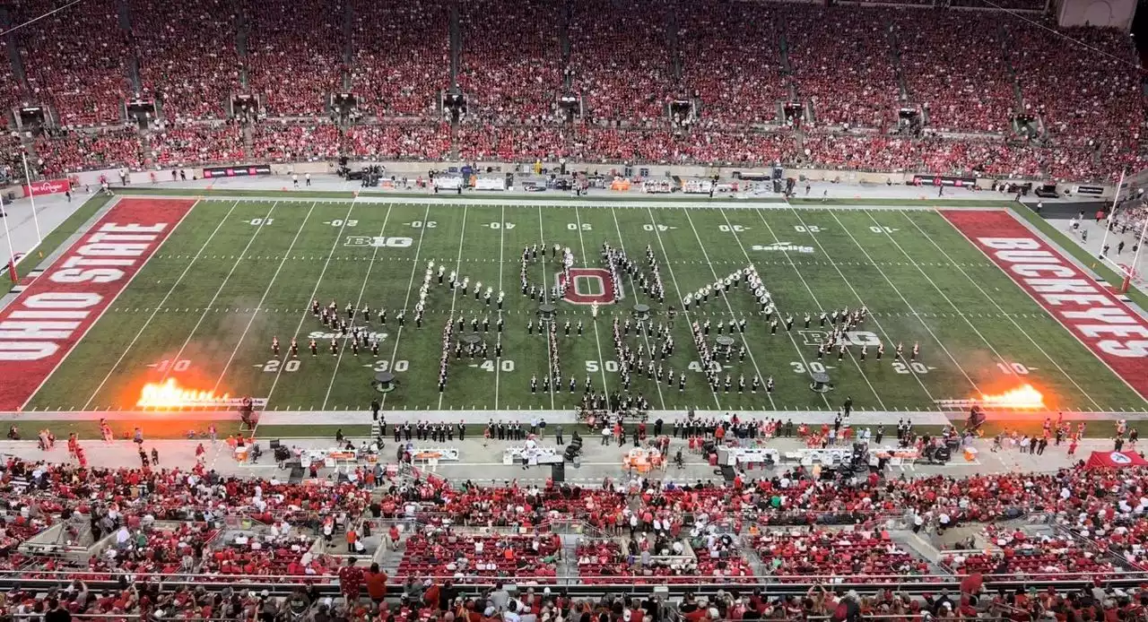 Watch Ohio State Marching Band get jazzy with first halftime performance of 2022 season