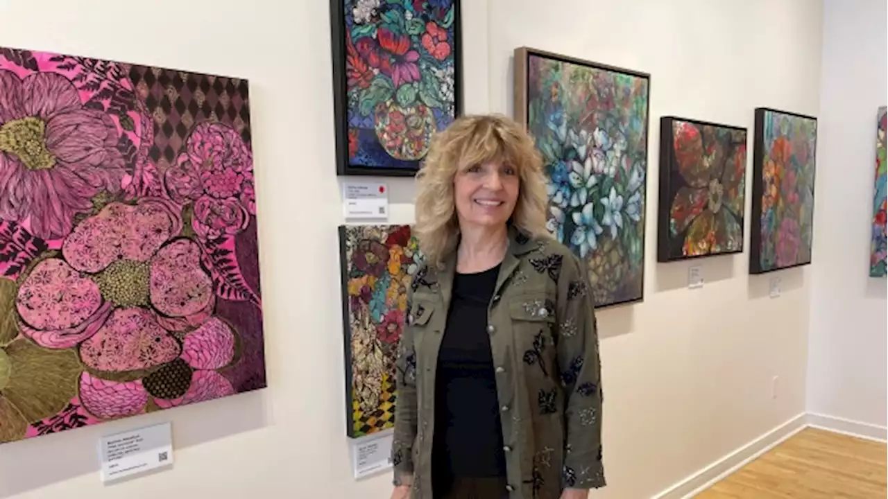 71-year-old artist holds first solo show