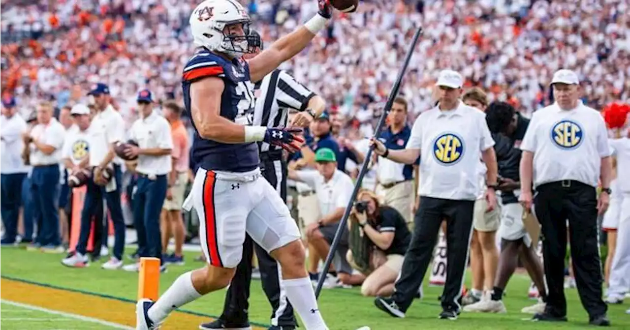 Auburn downs Mercer 42-16 in weather-delayed game